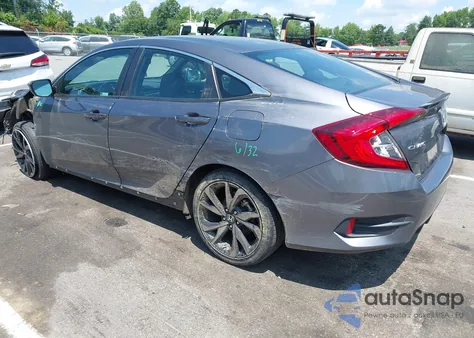 2021 Honda Civic Sport from USA, damaged, VIN 2HGFC2F83MH556803